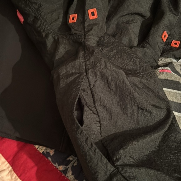 Nike vintage grey tag jacket black pink wind breaker coat 90’s, Large - Picture 6 of 7